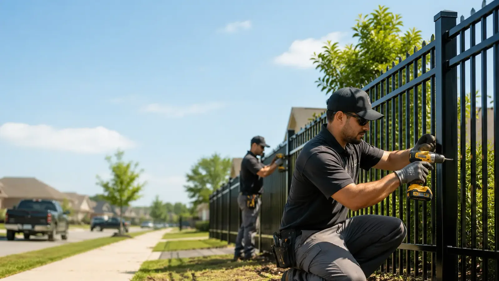 Metal Fence Installation in Advance, NC